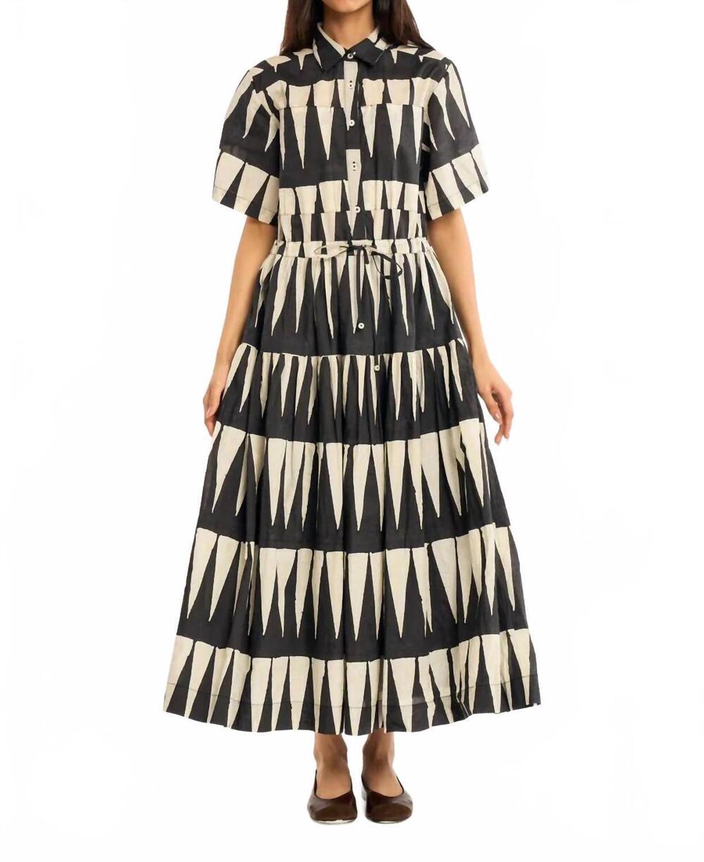 NEW RUJUTA SHETH orca midi dress in delta print